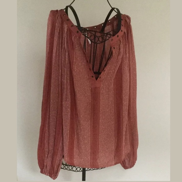Free people against all odds Grommet blouse, Small - Picture 2 of 7